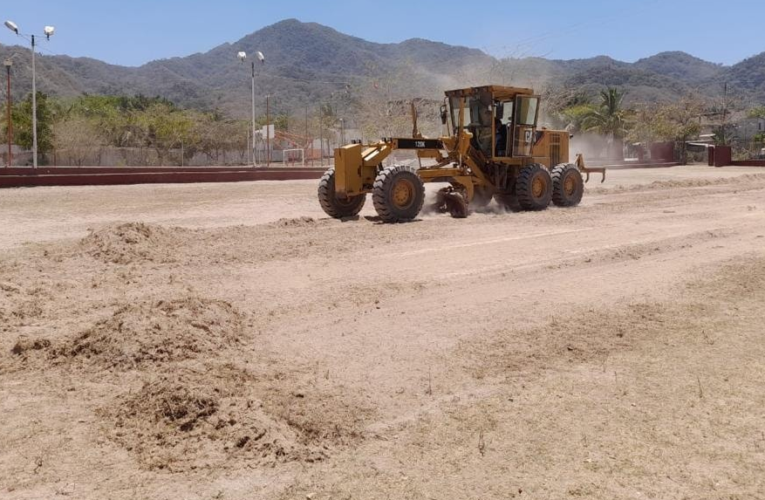 Inician rehabilitación de unidades deportivas.