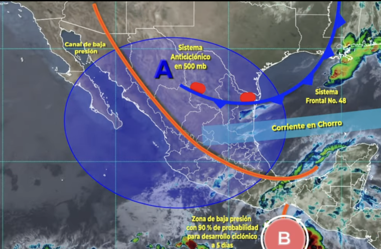 Clima: Con probabilidad de ciclón tropical en el Pacífico, prevén más calor para Jalisco.