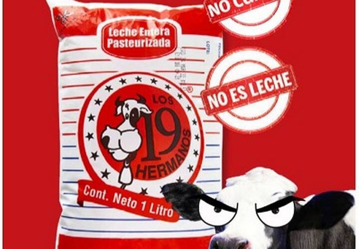 La marca Los 19 Hermanos no es leche.